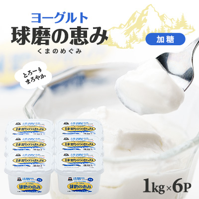 球磨の恵みヨーグルト(加糖)(6kgセット)【配送不可地域：離島】【1551183】