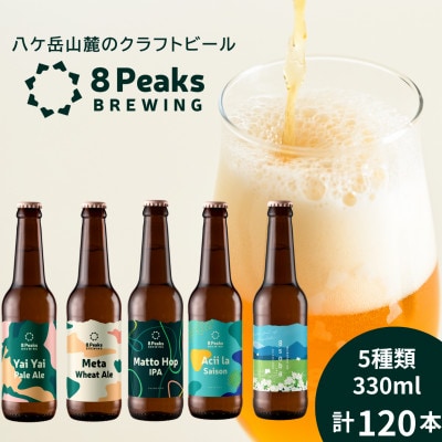 【パーティー・イベントに!】八ケ岳山麓のクラフトビール おまかせ120本【複数個口で配送】【配送不可地域:離島】【4073919】