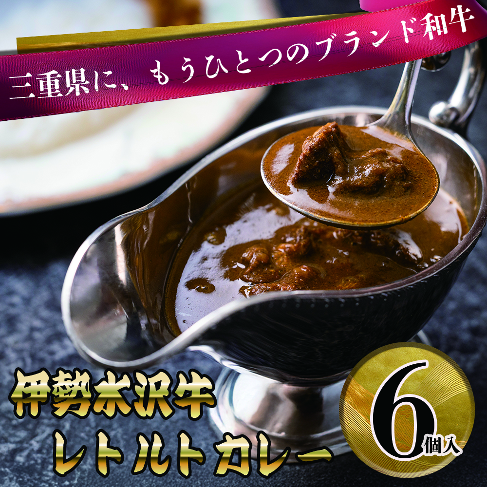 伊勢水沢牛 （いせすいざわぎゅう） レトルトカレー 6個入り 三重畜産【国産牛 牛肉 牛 お肉 肉 カレー ビーフカレー 三重県 四日市市】