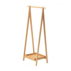 旭川家具 cosineドレスラックとトレーのセット　北海道タモ_03973【複数個口で配送】【4062409】