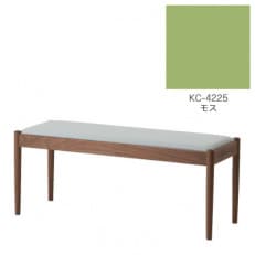 旭川家具 cosine フォルクベンチ ウォルナットKC モス_04520【1563896】