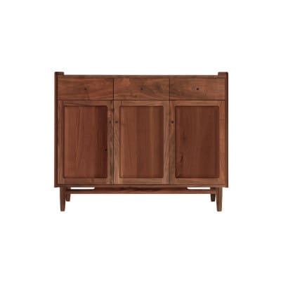 旭川家具 MUKU工房オリジナル ジャム カウンターボード 120 ウォールナット_04902【1625719】