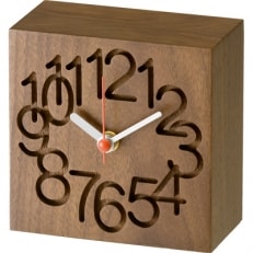 旭川家具 cosine MUKU時計(小) ウォルナット_00639【1155034】