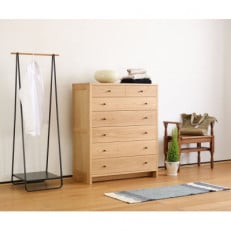 旭川家具 山室家具製作所 PROTO(プロト) チェスト(6段) ナラ No.802_01969【1155731】