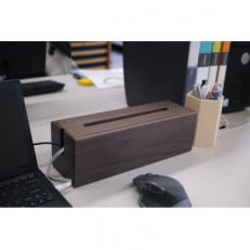 ケーブルボックス(小)(ウォルナット)_01728【1157044】