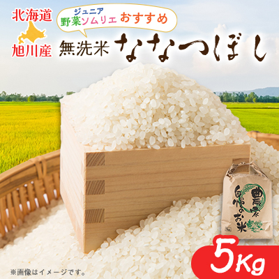 令和7年産無洗米北海道産特Aななつぼし5kg こめ お米 新米 精米 白米【1157296】
