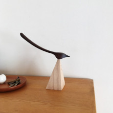 ウッドバードくつべら　ブラウン(旭川クラフト)_00448【1431828】