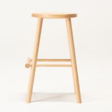 旭川家具　WOWの【 log　(スツール)】　カラー:ナチュラル_03208【1437846】