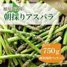 訳ありアスパラ　約750g　旭川近郊産_04751【配送不可地域：離島】【1568873】