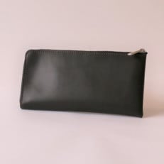 【申込受付後 生産】ジャパンレザー 本格牛革使用 本革長財布(ダークブラウン)【1444690】