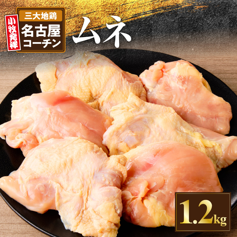 名古屋コーチン　むね肉1.2kg大満足セット［001T11］