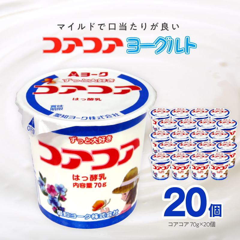 愛知ヨーク　コアコアヨーグルト　20個入［108A01］