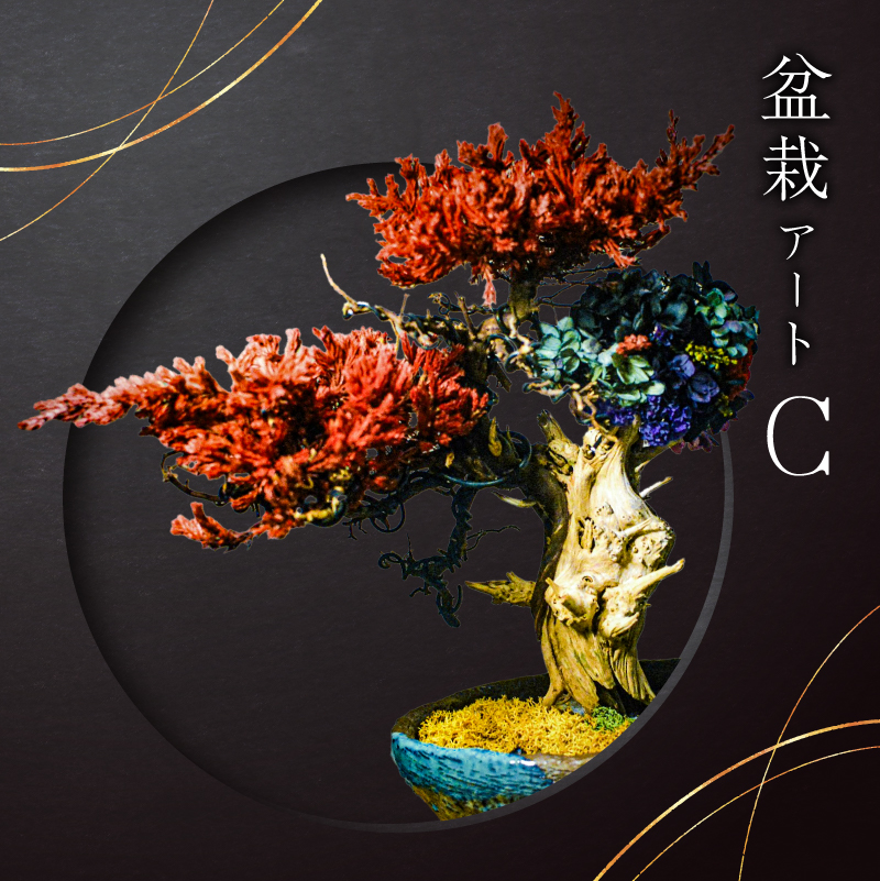 盆栽アート[C] [0120-003]