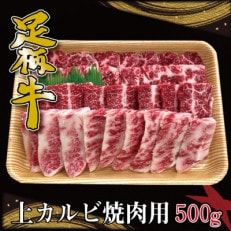 かながわブランド【足柄牛】上カルビ焼肉用500g【配送不可地域:離島】【1507434】