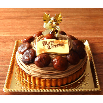 クリスマス 渋皮マロンクリームケーキ5号【配送不可地域:離島】【1449959】