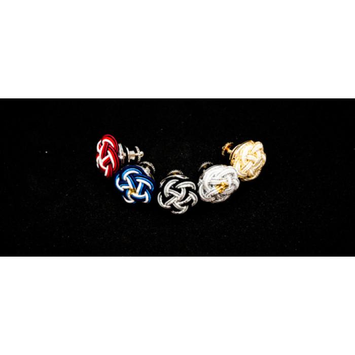 【加賀水引】（ゴールド）水引ピンバッチ