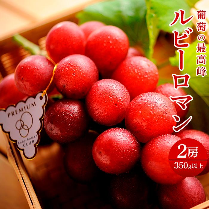 JA金沢市 ルビーロマン【350g×2房】金沢市産