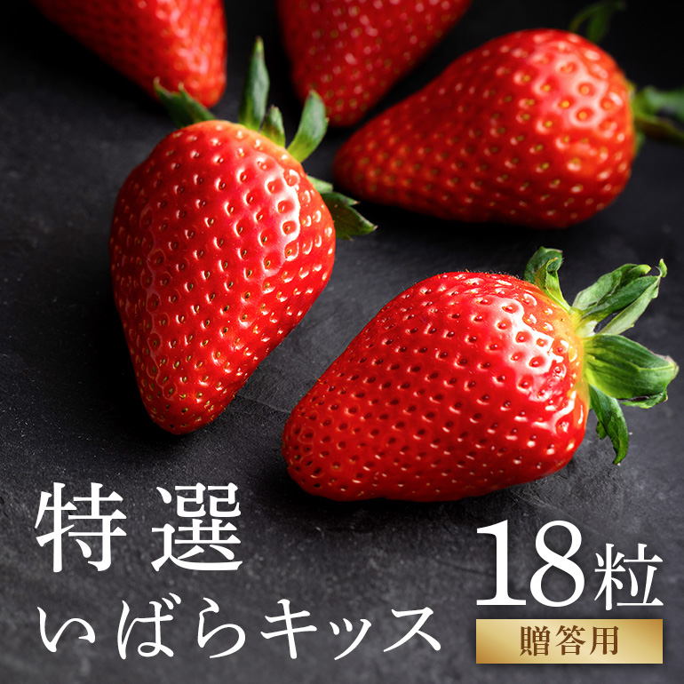 拓実の会 特選いばらキッス 贈答用 18粒入り 1箱 14-I