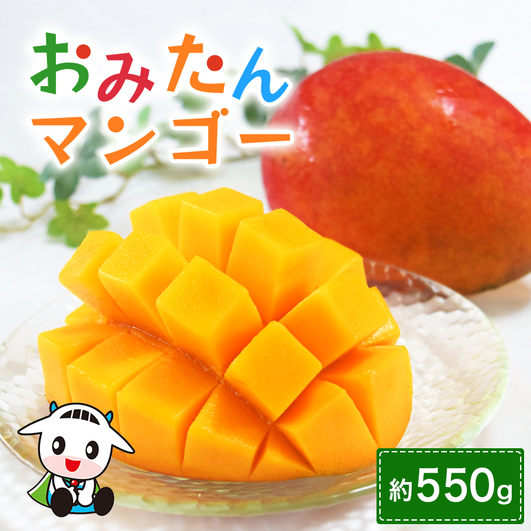 【数量限定・季節限定】 おみたんマンゴー 約550g 【7月20日～8月末まで順次発送予定】 19-I