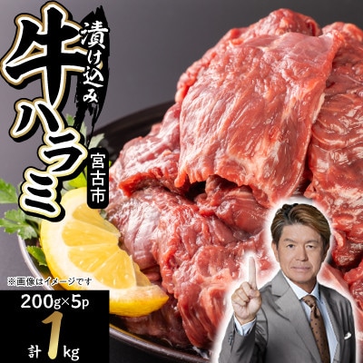 吉田精肉店の漬け込み牛ハラミ【配送不可地域：離島】【1440322】