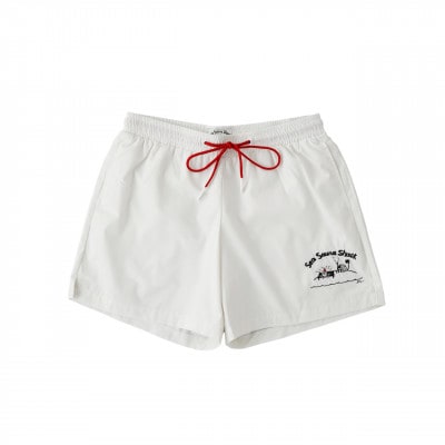 【Sea Sauna Shackオリジナル】サウナ パンツ ホワイト Lサイズ【1632490】