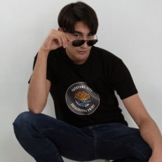 館山市 マンホールTシャツ 黒 Lサイズ【1489874】