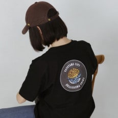 バックプリント 館山市 マンホールTシャツ 黒 Lサイズ【1489890】