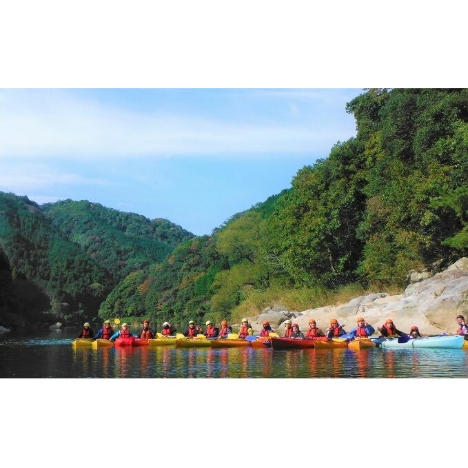 【体験期間毎年4月下旬から10月下旬まで】初心者歓迎!カヌー・カヤック木津川体験ツアーチケット(1名様用) 体験チケット カヌーチケット