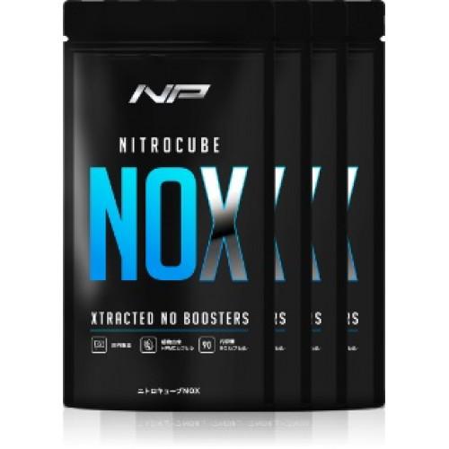 【ニトロキューブNOX】 NO系サプリ 4袋・360粒|ブラックVキューブ オキシストーム|ナイトプロテイン