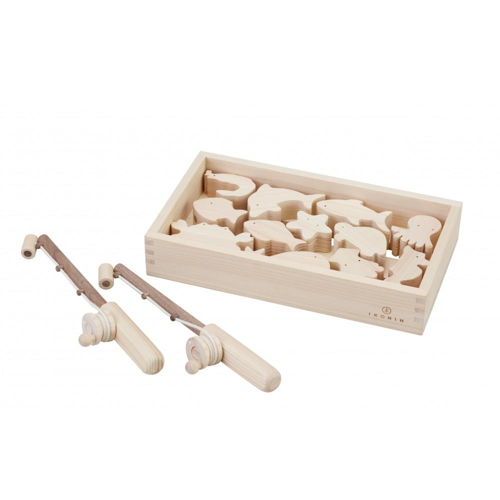 国産檜 おもちゃ IKONIH／アイコニー 魚釣りセット