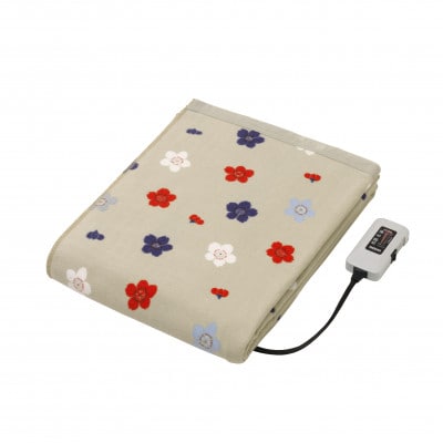 電気綿掛敷兼用毛布 ワイド(電気毛布)(約190×140cm)【1608414】