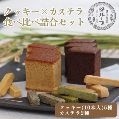 和泉市　クッキー(5種　10本入り)＆カステラ(2種)食べ比べセット【1640113】