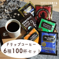 ドリップコーヒー 6種100杯セット 詰め合わせ 自社焙煎【1502879】