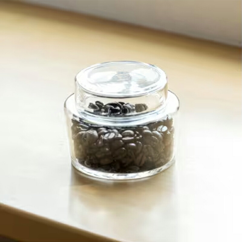 ガラスキャニスターDEGREE D(200ml) / ガラス 硝子 キャニスター DEGREE ハンドメイド 耐熱 一生もの 職人 こだわり JIDA デザインミュージアムセレクション 茨城県 五霞町