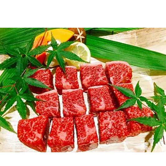 【4等級以上】黒毛和牛 近江牛 【並】 角厚切り肉 ご家庭用【500g】 【BM01W】