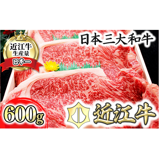 【4等級以上】近江牛サーロインステーキ【600ｇ（  200g×3枚入り）】【H013U】
