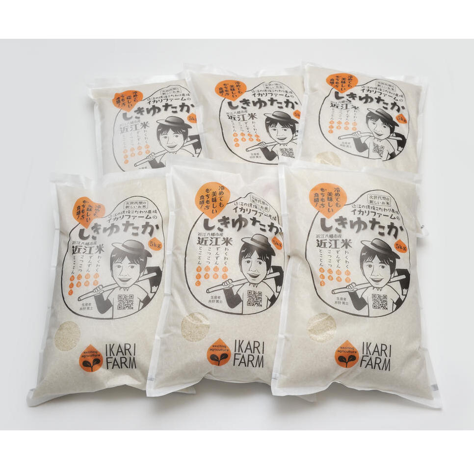 【新米】【7年産】すっごいもちもち「しきゆたか」白米定期便 12カ月で5kgを6回お届け(2カ月に1回)【C012W】