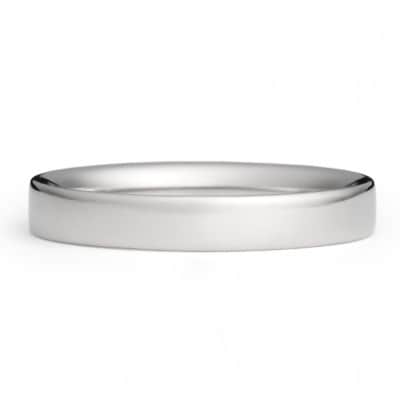 純チタン平打リング(幅3mm)13号【1643984】