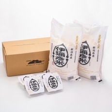 【伊彌彦米とパックごはんセット】精米5kg×2袋 パックごはん4パック ブランド米 新潟県 弥彦村【1107192】