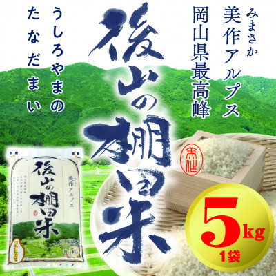 美作アルプス 後山の棚田米(精米)5kg  1袋【1552991】