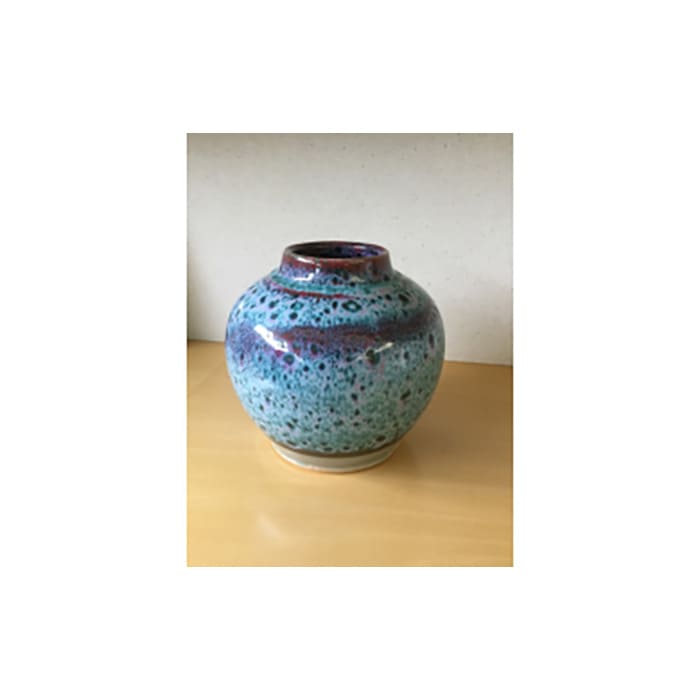 北海道のやきもの こぶ志窯 花瓶（木箱入）【03105】[a102-005]