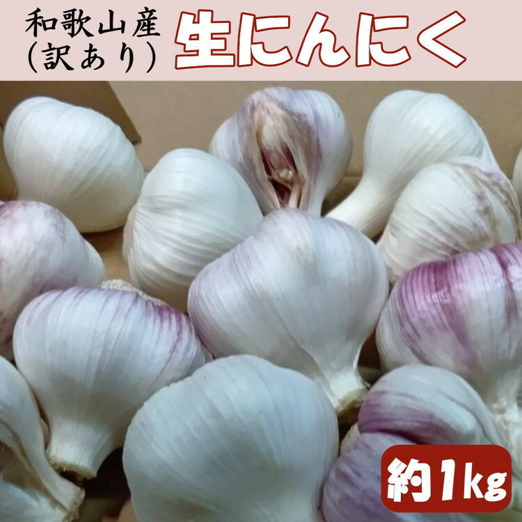 和歌山県産生にんにく約1kg ご家庭用 ※2026年5月上旬~5月中旬頃に順次発送予定