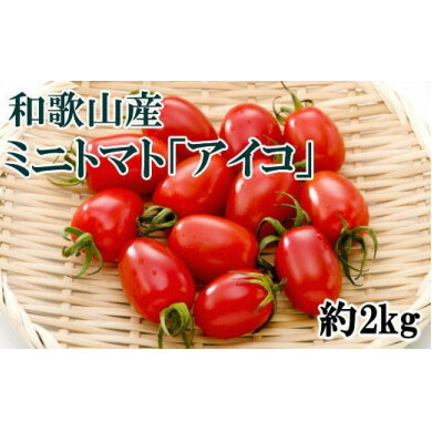 【6月出荷分】和歌山産ミニトマト「アイコトマト」約2kg(S・Mサイズおまかせ) ※北海道・沖縄・離島への配送不可 ※2025年6月上旬~6月下旬頃に順次発送予定