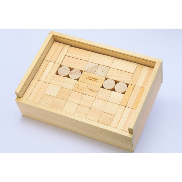 積み木 木こりの積木ランド L 日本製 おもちゃ 玩具 知育 子供 ひのき 工芸 工芸品 名前 刻印 ギフト プレゼント 贈答 贈答用 贈答品 贈り物 お祝い 静岡 静岡県 島田市