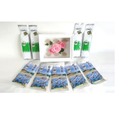 花とお茶のセットXLS 緑茶 