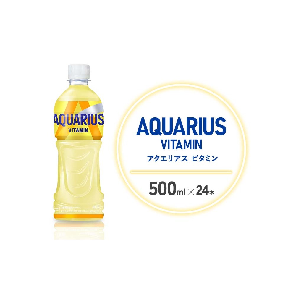 アクエリアス 1日分のマルチビタミン PET 500ml×24本 1ケース【コカコーラ】 水分補給 スポーツ飲料 清涼飲料水 常温 AQUARIUS コカ・コーラ 熱中症対策 送料無料