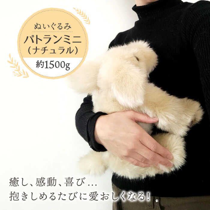 パトランミニ・ナチュラル 糸島市 / 科学工房未来 犬 ペット ぬいぐるみ [AYI007] パトラン ナチュラル ぬいぐるみ 犬 いぬ ハンドメイド クラフトファー ペット