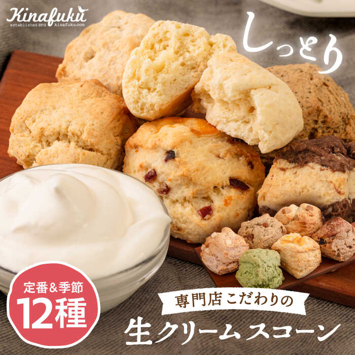 【自宅用】スコーンのイメージ変えてみませんか？定番＆季節の スコーン 12個セット 糸島市 / スコーン専門店 キナフク 焼き菓子 焼菓子 洋菓子 スイーツ パン [AFA004] 洋菓子 焼き菓子 卵不使用 スコーン お菓子 自宅用 個包装 セット 詰め合わせ