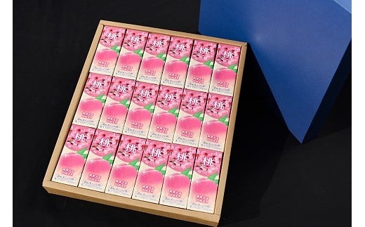 《ギフト対応可》 桃ジュース 200ml×18本セット 果汁100% 紙パック 濃縮還元(加糖) 山形県産 / 贈答 お取り寄せ ご当地 果物 フルーツ 備蓄 常温 もも ピーチ peach おやつ のし 熨斗 まとめ買い 国産 国内製造 丸菱食品 012-G-MB004