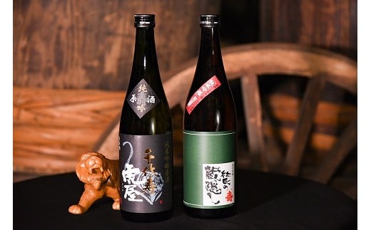 「純米吟醸原酒 虎屋」と「純米吟醸 杜氏の蔵隠し」2本飲み比べセット(各720ml) 014-E-CK008